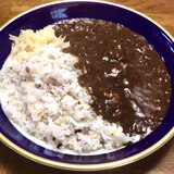 スパイシー辛口カレーをマイルドに食べやすくアレンジ